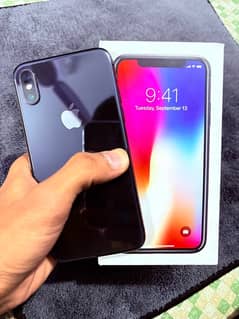 iPhone X 64Gb PTA Official Approved With Box Cable