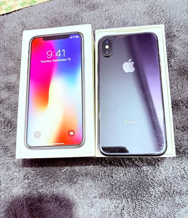 iPhone X 64Gb PTA Official Approved With Box Cable 6