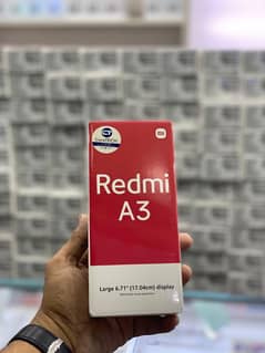 Redmi A3 4/64 RAM 4Gb 64GB Rom Brand new Stock 18,800/ COD also availa