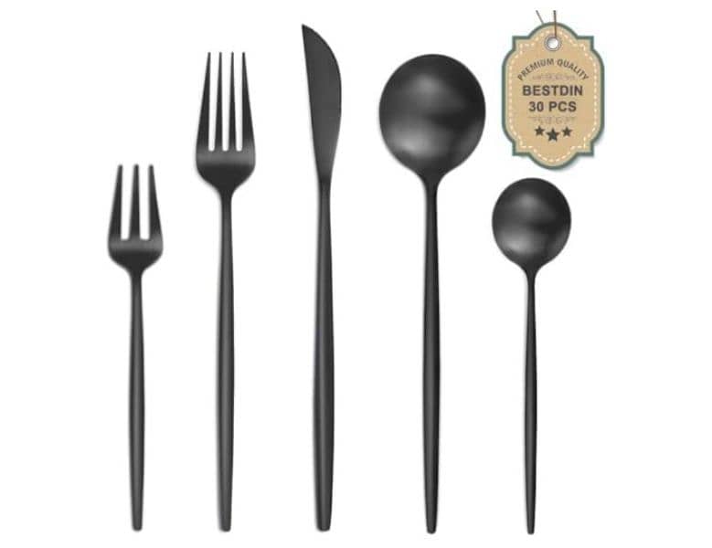 Bestdin Cutlery Set for 6 People,knife,fork,spoon 1