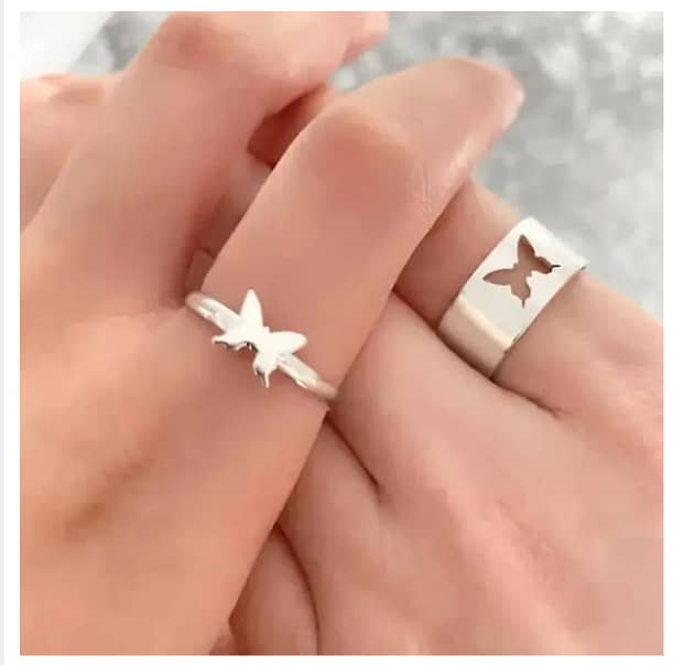 Trendy Couple Rings Stylish Rings For Couples Valentines Day Gift for 2