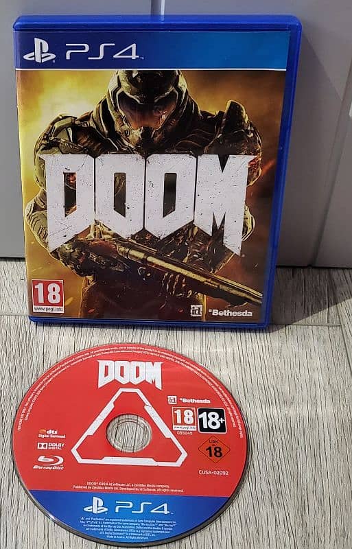 DOOM [2016] {PS4 DISC} (used) 2