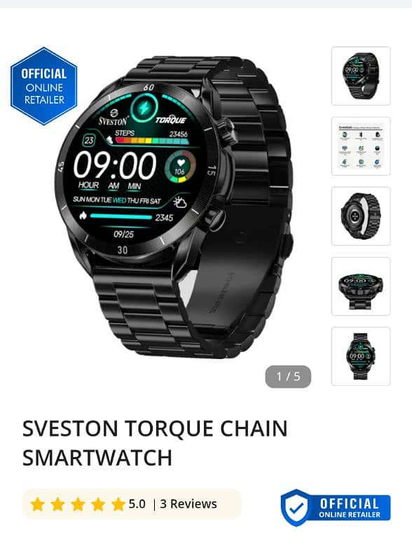 Smart Watch  Special Black Addition 5