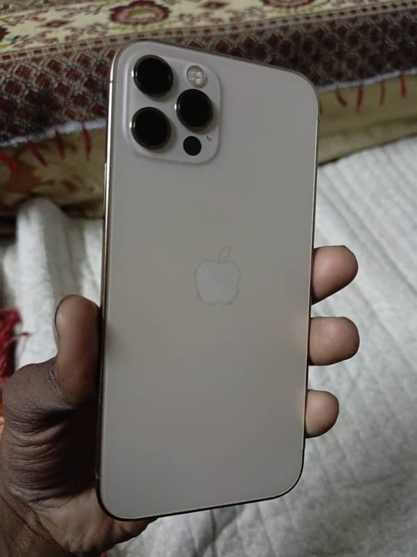 I phone 12 pro gold colour 256 gb brend new 2