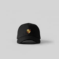 Crest Logo Embroidered Caps for Porsche Lovers