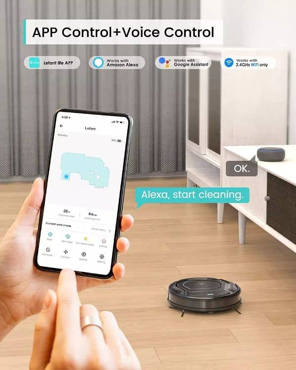 Lefant M210B 2-in-1 Robot Vacuum 2