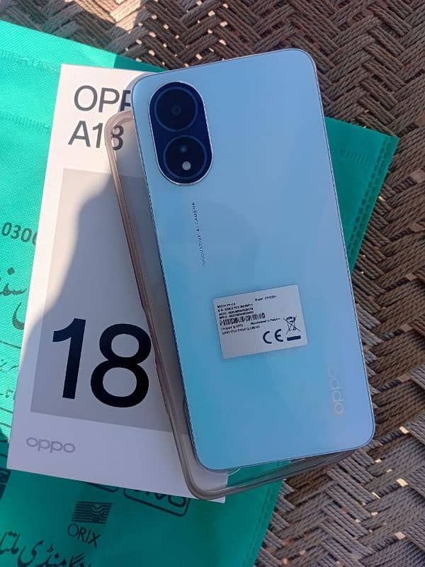 oppo A18 just Box open 1