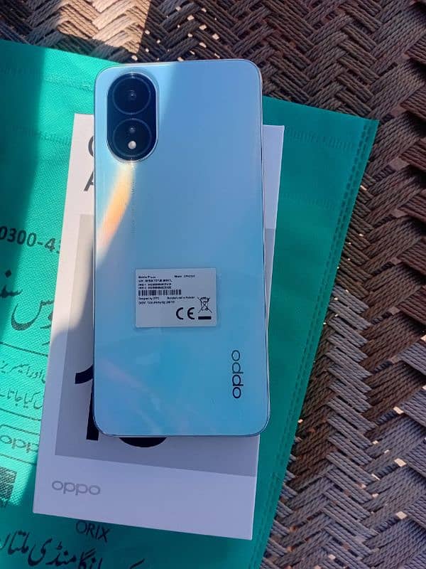 oppo A18 just Box open 2