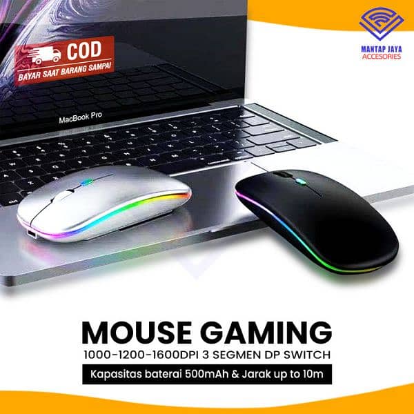 Wireless Mouse Bluetooth Rechargeable 1