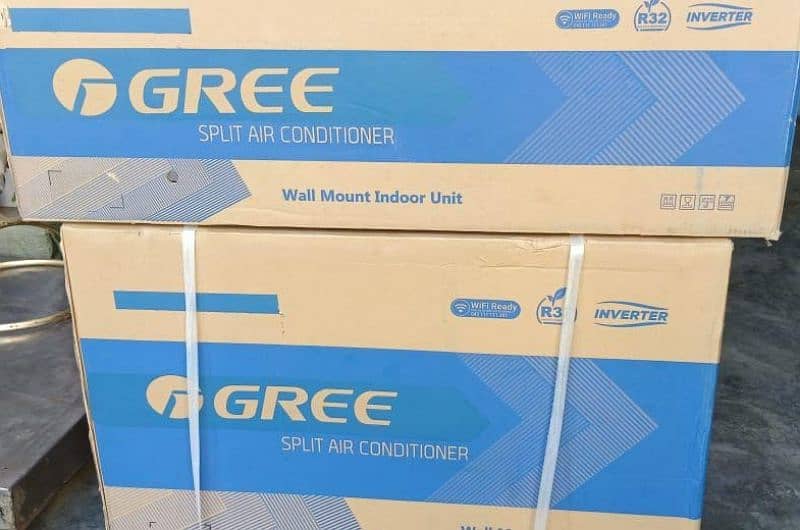 Gree AC brand new DC inverter 1.5 Ton seal argent 6