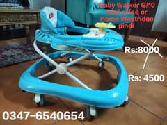 Baby Walker almost new Pink and Blue colour