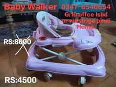 Baby Walker almost new Pink and Blue colour