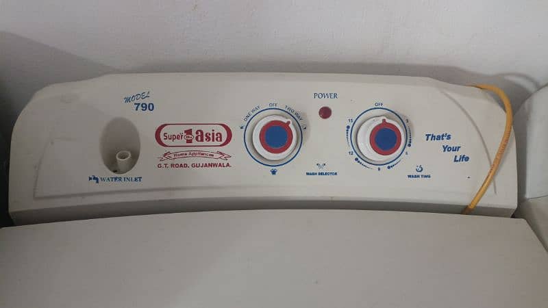 Super Asia Washing machine or washing spiner (3 Month use) 3