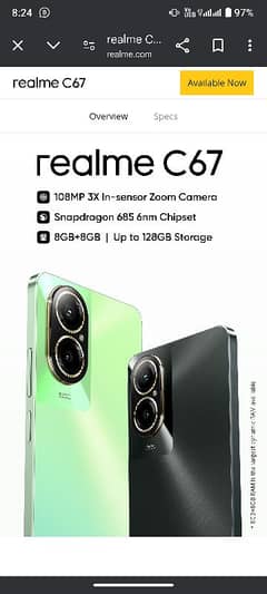 urgently sale for mobile Relme c67. .  Barnd new 10/10 whit charge