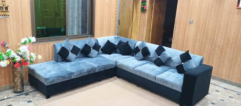 L Shaped 7 seater Sofa all Ok 3