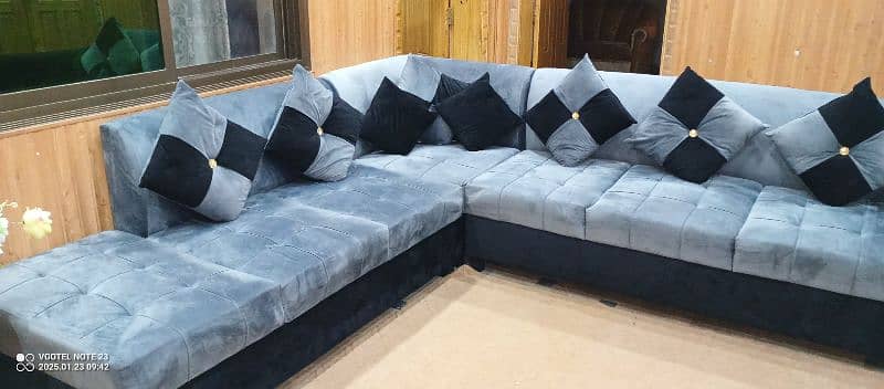 L Shaped 7 seater Sofa all Ok 4