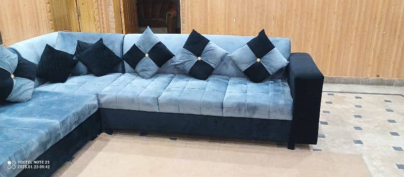 L Shaped 7 seater Sofa all Ok 5