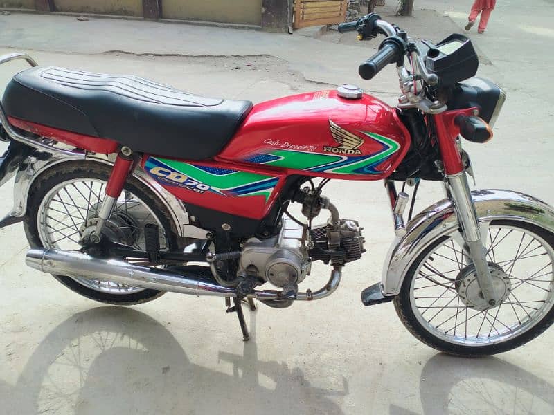 HONDA CD 70| 2017 | RAWALPINDI NUMBER 0