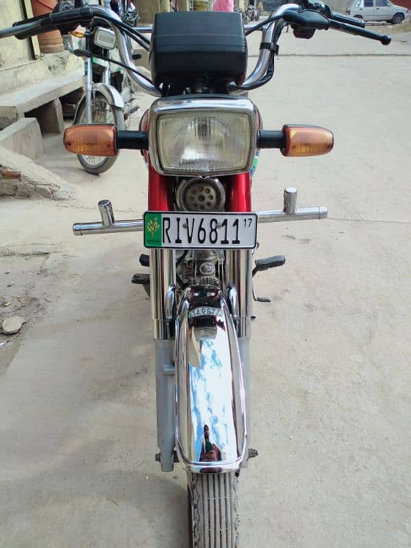 HONDA CD 70| 2017 | RAWALPINDI NUMBER 6