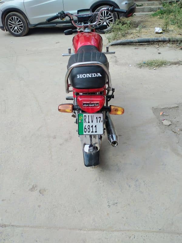 HONDA CD 70| 2017 | RAWALPINDI NUMBER 7