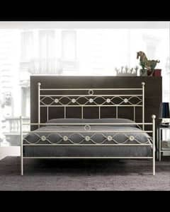 Iron bed / iron bed dressing side table / Double bed /Bed /  Furniture