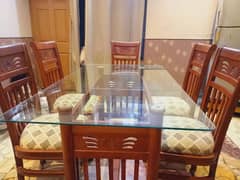 Dining table with chairs