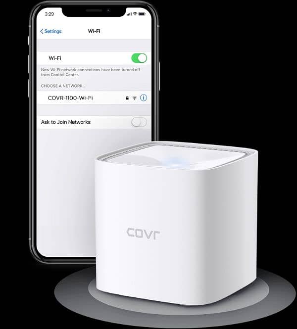 D-Link | COVR 1100 AC1200 Mbps Dual Band Seamless Mesh Wi-Fi Router 7