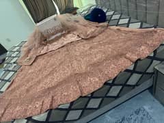 Bridal Peach Lehenga Set - with Dupatta