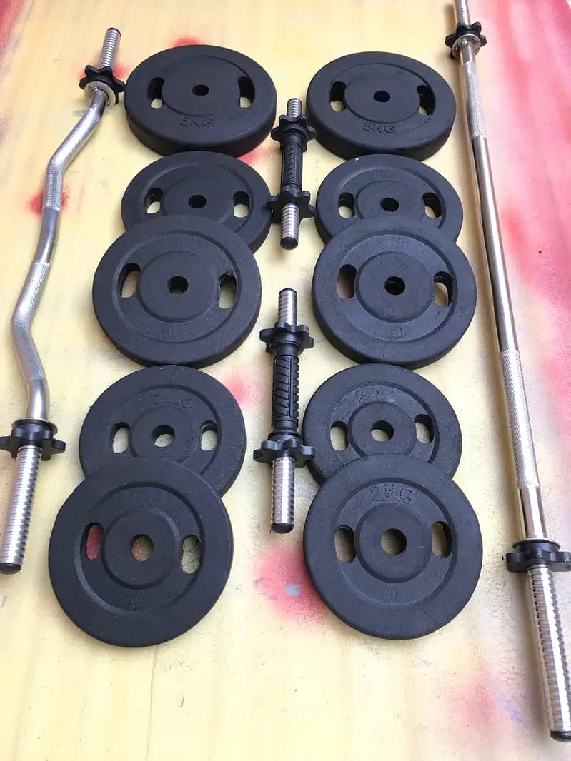 ADJUSTABLE PLATES/WEIGHT PLATES/RUBBER COATED DUMBELLS/RODS 2