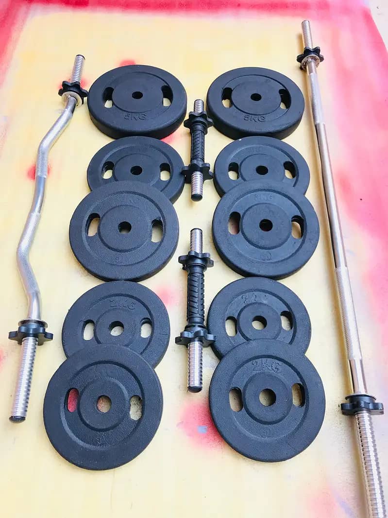 ADJUSTABLE PLATES/WEIGHT PLATES/RUBBER COATED DUMBELLS/RODS 3