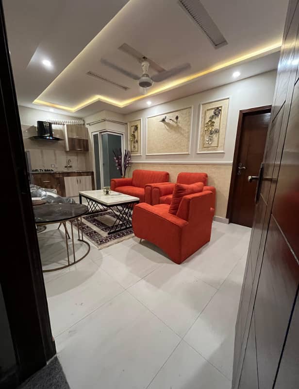 1 Bedroom Fully Furnished Flat Available For Rent Facing Eafile Tower Bahria Town Lahore 6