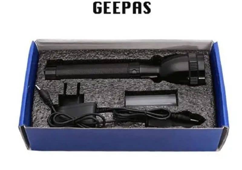 New Emergency Gepass Rechargeable Led Flashlight, 1