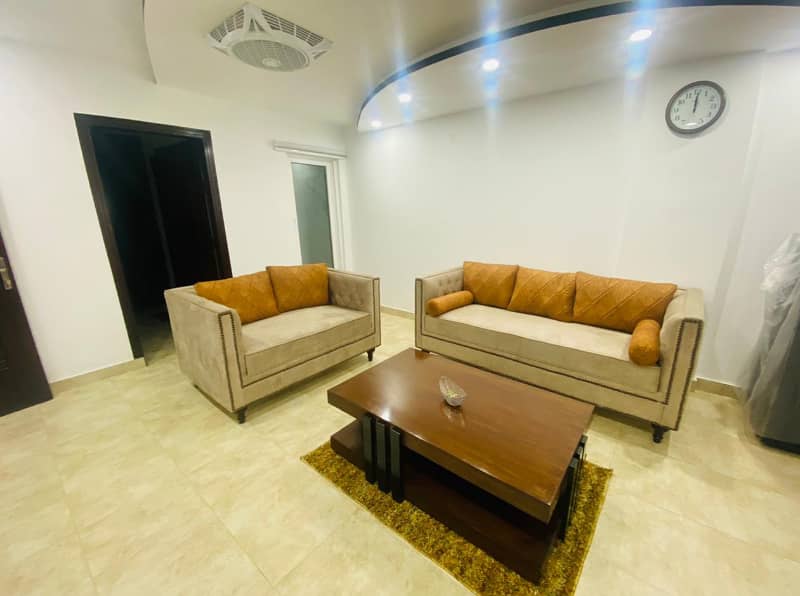 1 Bedroom Fully Furnished Flat Available For Rent In Sector C Bahria Town Lahore 13