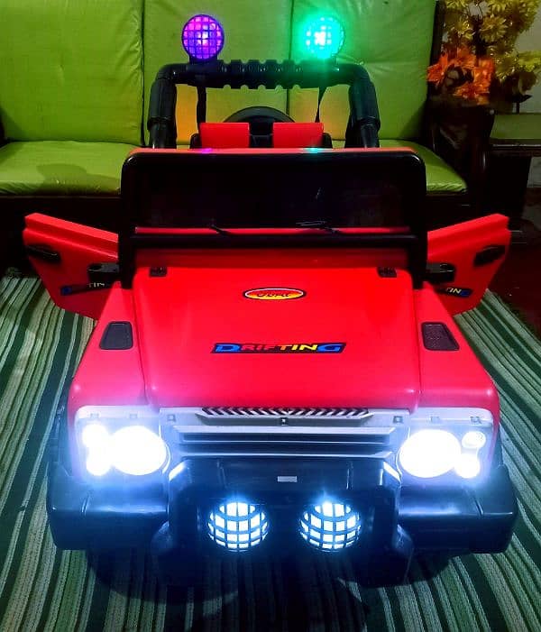 Large jumbo size Kids jeep All ok no need any repairing with remote 7