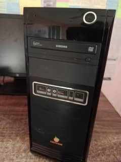 Tower PC & 24 inches HP LCD