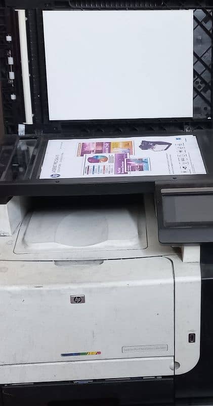 HP LaserJet Pro CM1415fnw Color Multifunction Printer 1