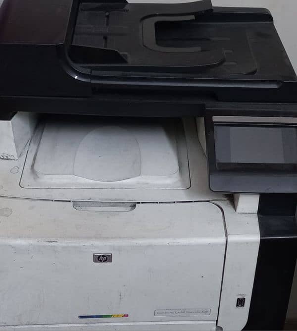 HP LaserJet Pro CM1415fnw Color Multifunction Printer 2