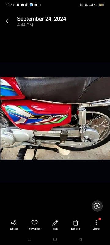 Honda CD 125 applied for sale 5