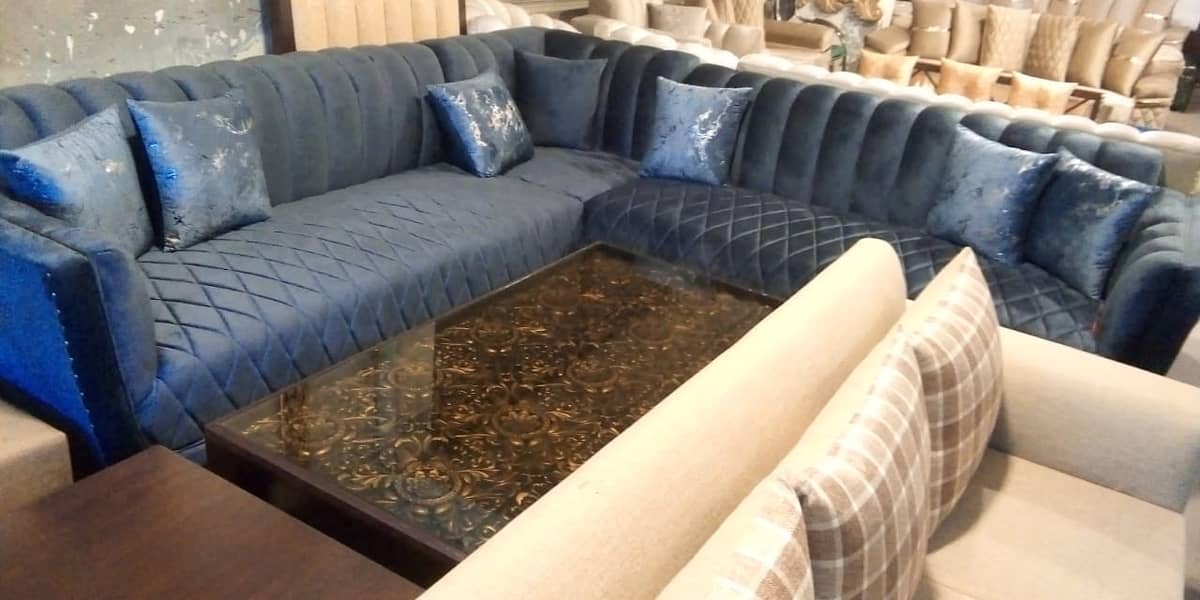 SOFA//L Shape Sofa//BRAND NEW Sofa//7 (3+2+1)Seater Sofa//Center Table 14