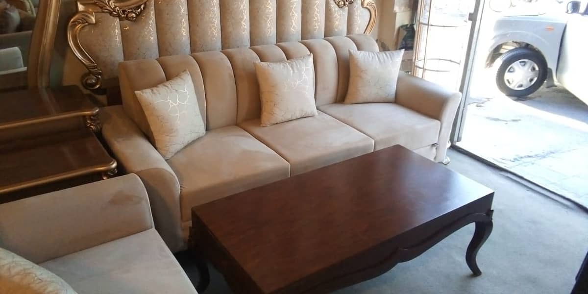 SOFA//L Shape Sofa//BRAND NEW Sofa//7 (3+2+1)Seater Sofa//Center Table 15