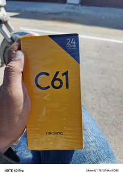 Realme C61 6gb 128gb zero meter conditions  20 months of warranty left