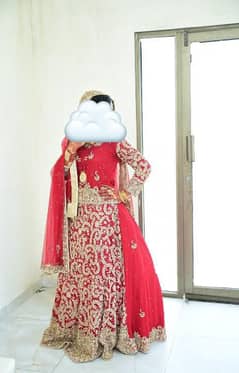 Bridal dress for barat and walima