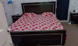 Bed  with Two side Table