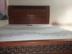 new wooden king size Bed With Diomond Medicated Matteres for sale