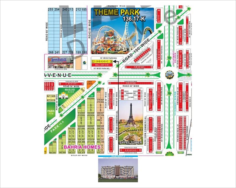 4 Star Hotel Suites Apartment For Sale On Easy Installment Plan Facing Theme Park, & Eiffel Tower Bahria Town Lahore Rejected 13