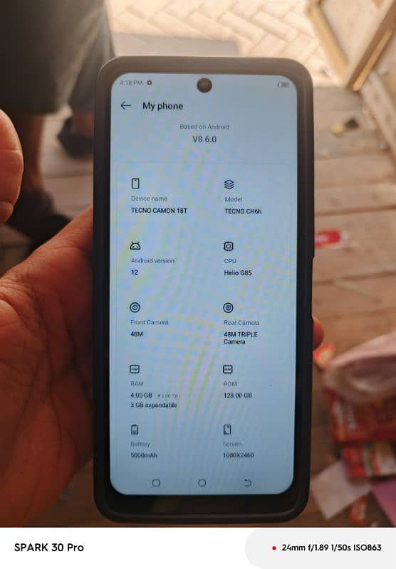 tecno camon 18t urgent sale 3