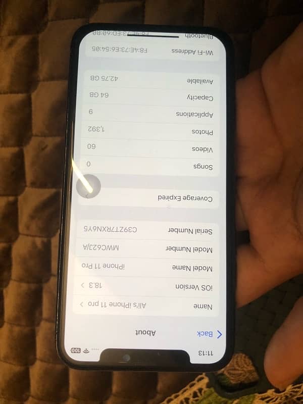 iPhone 11 Pro 64gb Pta approved 2