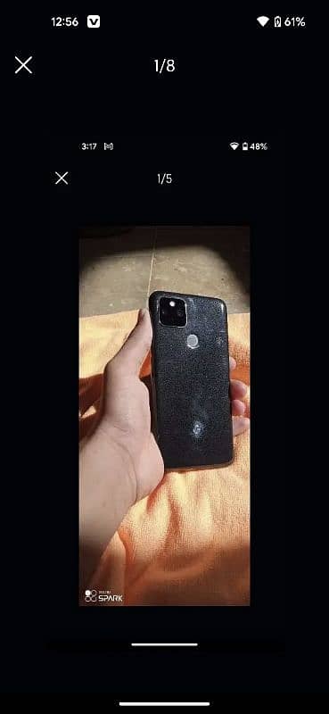 Google pixel 5 non pta lush condition ka sath ha 8/128 6