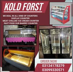 Bakery Display counter Cake Display Freezer Chiller/ Fast food counter