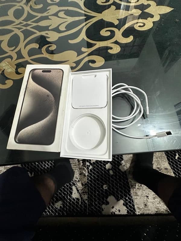 iPhone 15 Pro Max 256gb Pta Approved Dual Sim 10